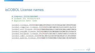 New licensing