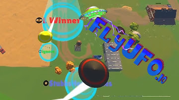 FlyUFO io ( Hole.io )Map Control: 100.00% - Big Hole WORLD RECORD #55