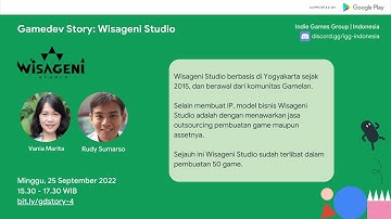 IGGI Gamedev Story : Wisageni Studio