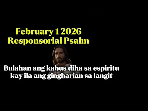 Bulahan ang kabus diha sa espiritu kay ila ang gingharian sa langit February 1 2026