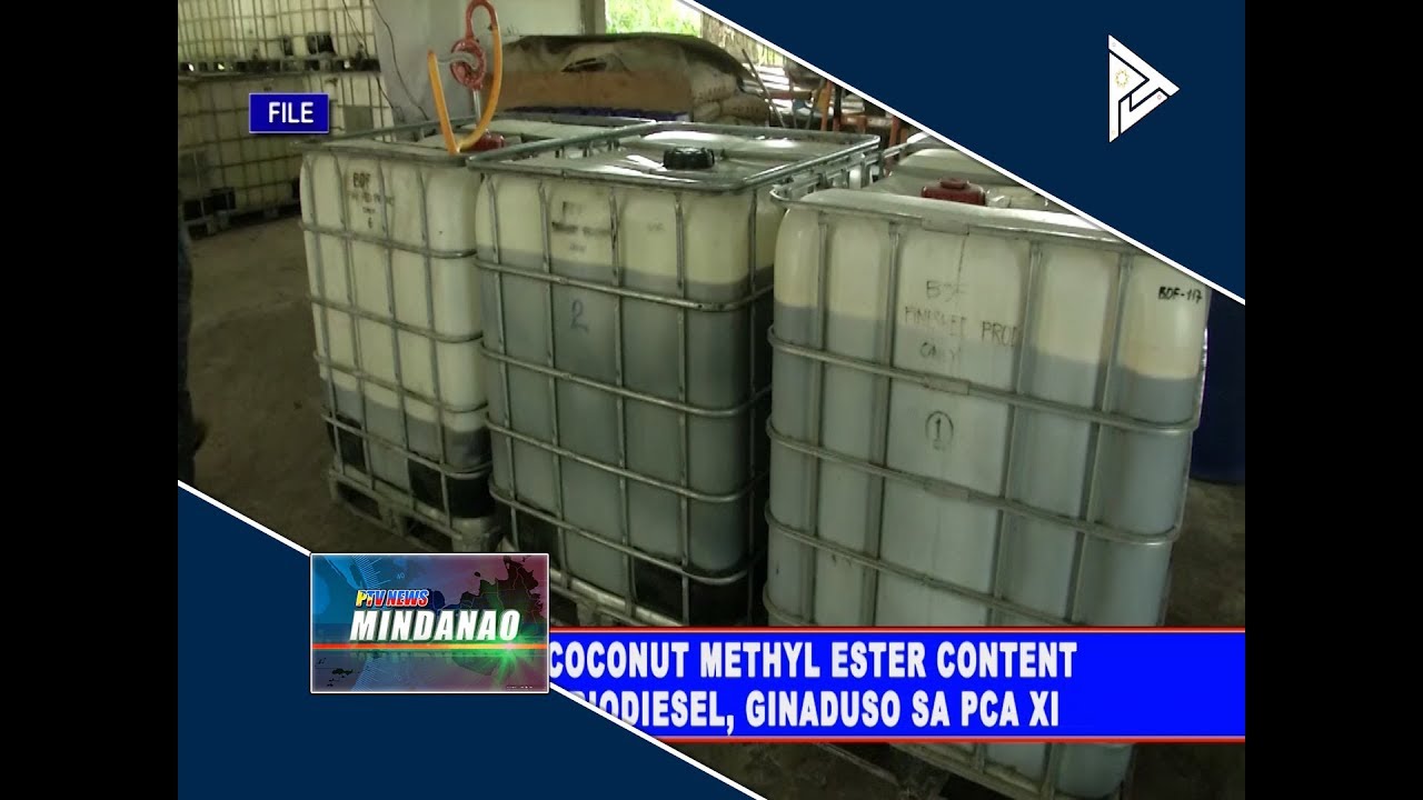 5% Coconut Methyl Esther Content sa Biodiesel, ginaduso sa PCA XI