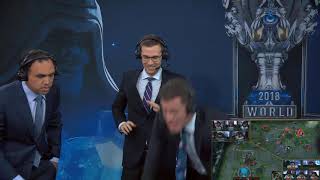 Captain Flowers Rap God - Casters Reaction Ig Vs Kt Worlds 2018