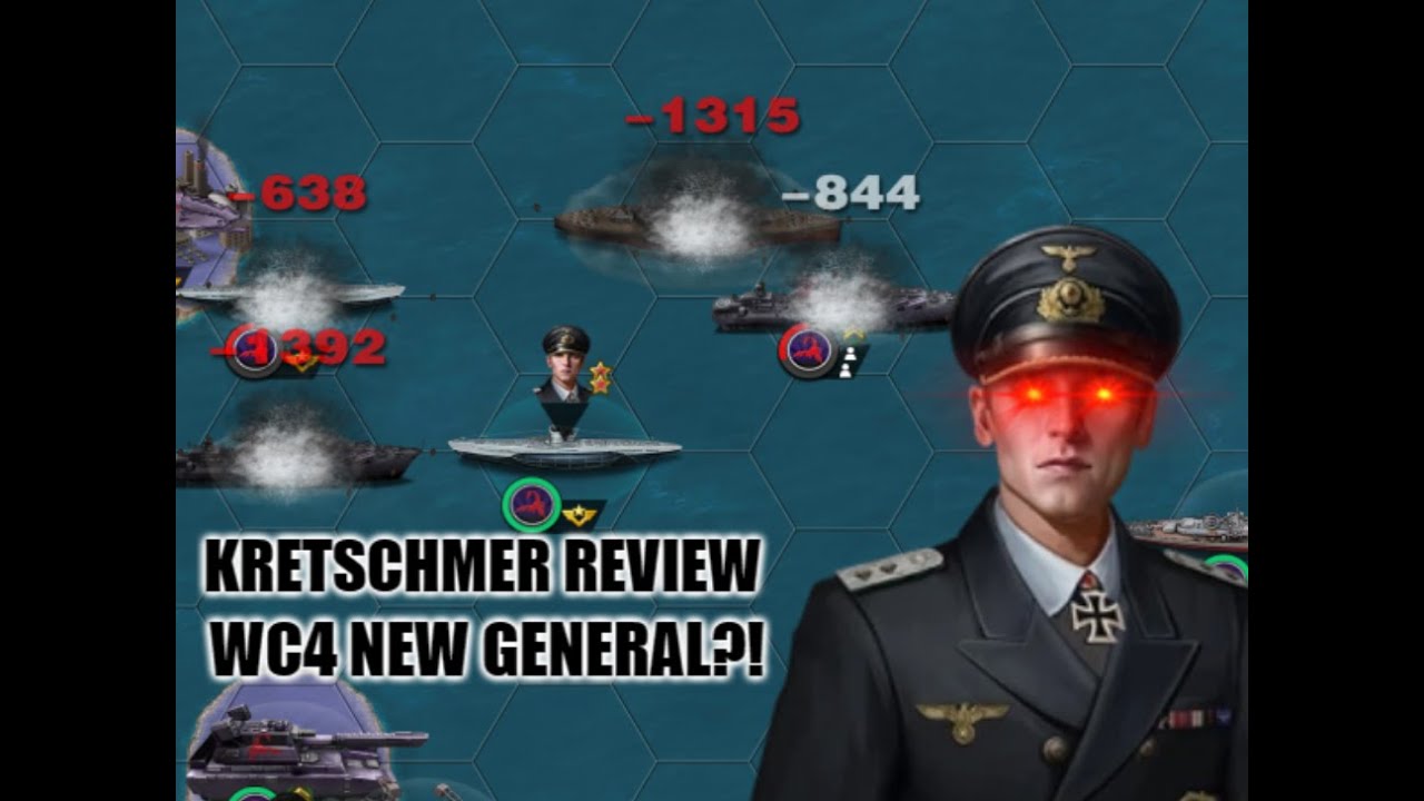 💥Is Kretschmer Worth It? New German Submarine General Review | WC4🤔⚓ ...