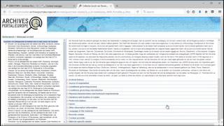 Celebrity How to upload and process data in Archives Portal Europe Profile