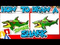 How To Draw A Zombie Shark