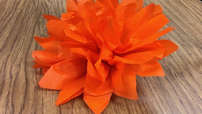 Colorful Mexican Paper Flowers - Kids Craft - Raising Veggie Lovers