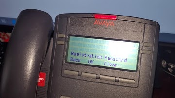 Avaya 1220 ip phone configuration issue