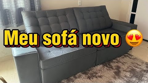Comprei meu sofá novo 🥰🫶