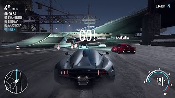 NFS Payback - Hyperspace Circuit record with Regera