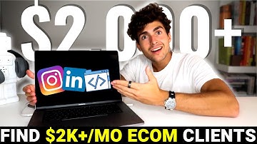 How to Find Qualified $2,000+/mo E-commerce Clients for SMMA [LIVE Walkthrough]