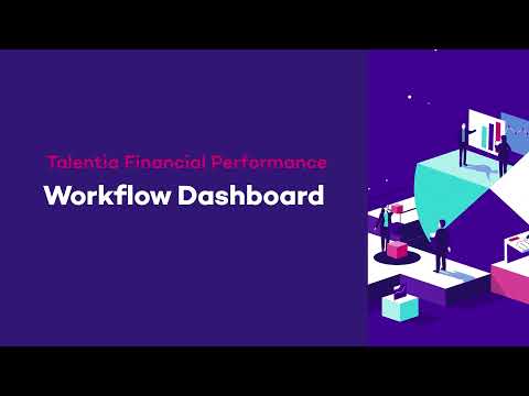 Talentia Workflow dashboard