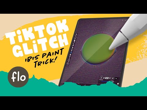 TIKTOK GLITCH in IBIS PAINT X #Shorts - Quick Ibis Paint Tutorial