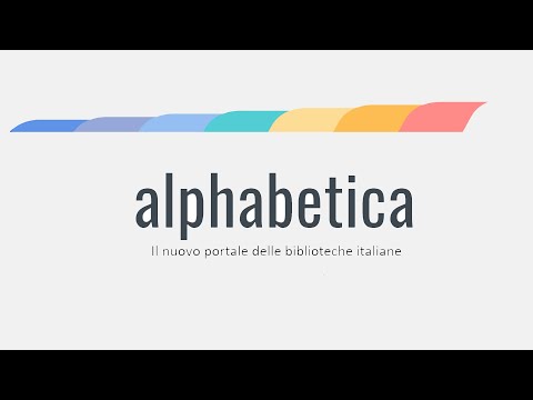 Alphabetica e il nuovo portale dei servizi bibliografici nazionali