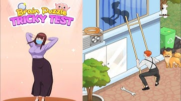 brain puzzle tricky test level 3. walkthrough gameplay