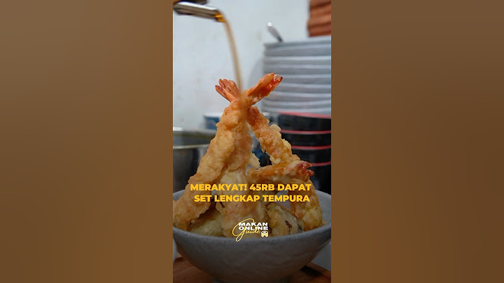 Tempura Club fresh market Bintaro