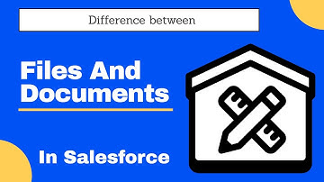 Files in Salesforce | Difference between Files and Document in Salesforce