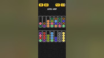 Ball Sort Puzzle Level 4387