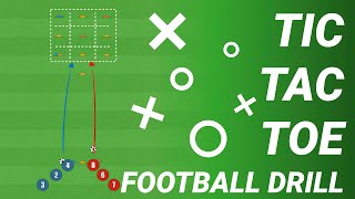 The Tic-Tac-Toe Football Drill | Football/Soccer screenshot 2