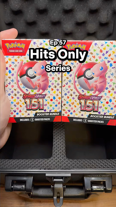Pokemon 151 Booster Bundles Do Not Get Old | Hits Only Episode 57