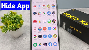 how to hide apps in poco x6 5g mobile | poco x6 me app ko kaise hide kare