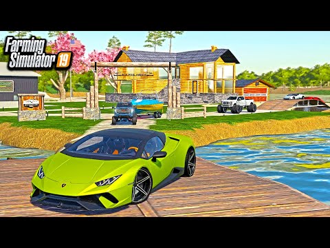 Millionaire's Private Mansion Build! | Farming Simulator 2019