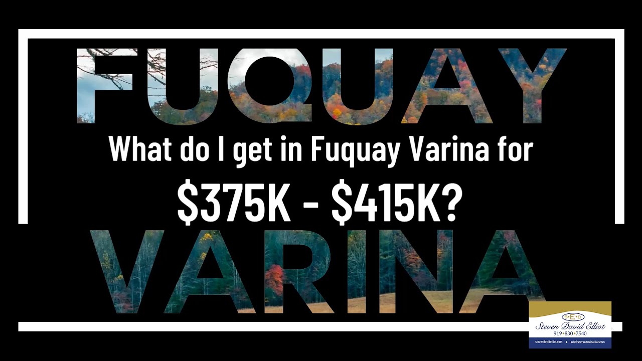 What do I get in Fuquay Varina for 375k to 415K? YouTube