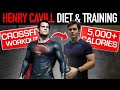 I Tried Henry Cavill's Diet & Training | 5,000+ Calories | CrossFit Football & Upper Body Workout