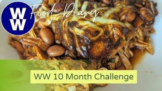 Weight Watchers Food Diary - Red Chicken Enchilada Casserole