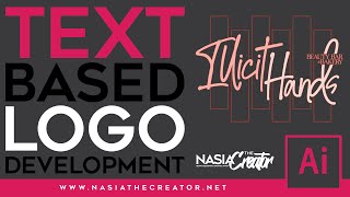 Text Based Logo Design | Adobe Illustrator