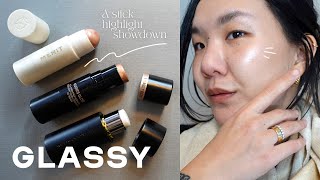 THE BEST CREAM HIGHLIGHTER STICK? Merit vs. Nudestix vs. Westman Atelier