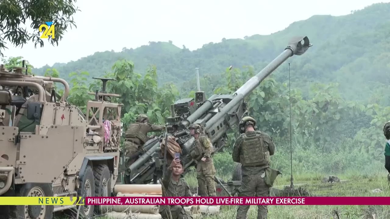 Philippine, Australian Troops Hold Live Fire Military Exercise