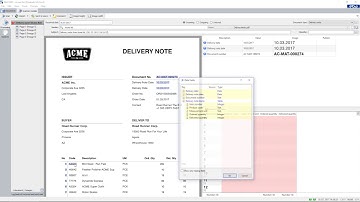 Advanced recognition - line items capture in EBA DMS