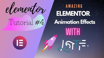 Free Elementor Animation effects with Lottie Animation - Elementor Tutorial #4