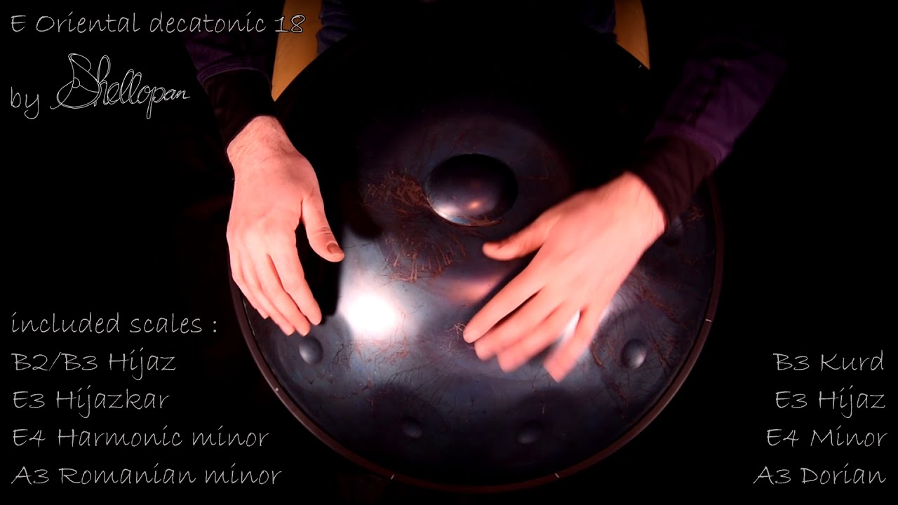 E "Oriental Decatonic #1" 18 - Hijazkar & Hijaz & Kurd & minor decatonic - Shellopan by Matthieu