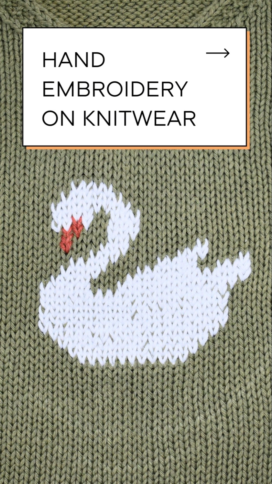 Duplicate Stitch Embroidery Tutorial | Easy Knitwear Embroidery