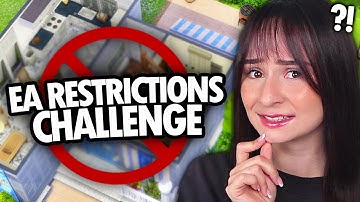 Building a house following EA RESTRICTIONS in The Sims 4!