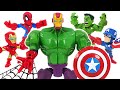 Hulk body, Spider-Man hands, Iron-Man face! Marble Masher Appears! | DuDuPopTOY