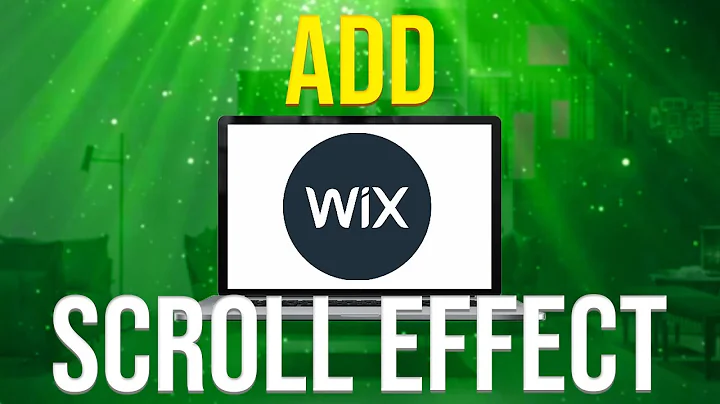 How To Add Scroll Effect To Strip In Wix (2022)
