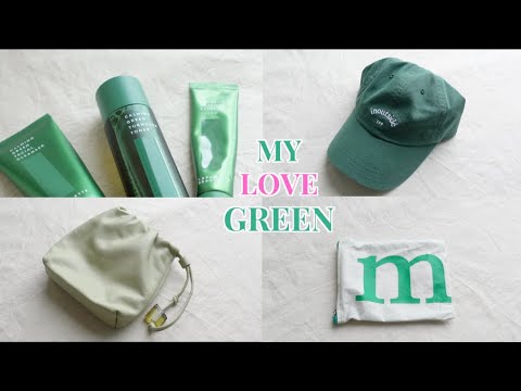 I <strong>LOVE</strong> <strong>GREEN</strong>!🥒 요즘 빠진 그린컬러 아이템 소개✨ + 라빠레뜨 뷰티 마켓 소식까지! | 크리수탈