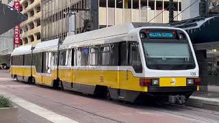 DART blue line departing Akard station 1/1/26