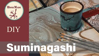DIY | Japanisches Marmorpapier selber machen | Suminagashi | The Art of Japanese Marbling