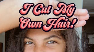 I Cut My Own Hair
