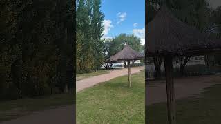 llegando a la playa pública de Potrero de los Funes en San Luis , Argentina
