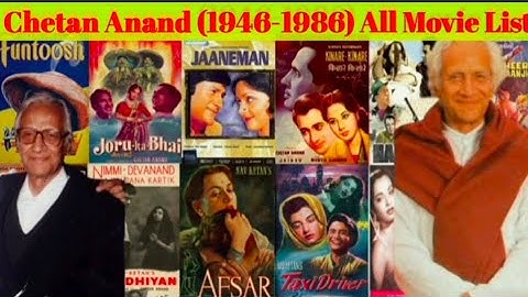 director Chetan Anand all movie list collection and budget flop and hit movi #bollywood #chetananand