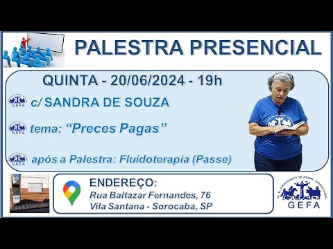 Assista: Palestra Presencial - c/ SANDRA DE SOUZA (20/06/2024)
