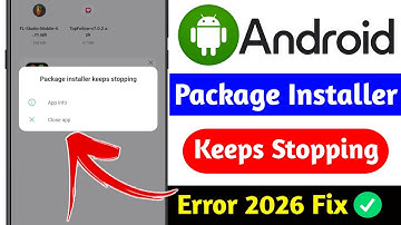 Fix Package Installer Not Working 😱 | App Not Installing Problem Solved