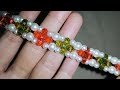 Very easy beaded bracelet tutorial. beads jewelry making. how to make simple bracelets at home