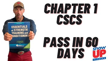 CSCS Chapter 1 review | Study Tips & Pass w/in 60-days with Show Up Fitness Study Guide & Zoom calls