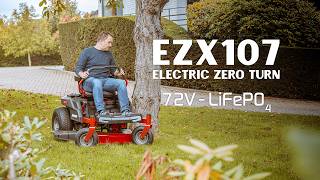 Snapper EZX107 Electric Zero Turn Mower | Walkaround Snapper EZX107 Electric Zero Turn Mower | Walkaround