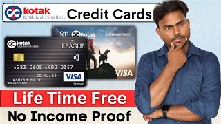 Kotak Mahindra Bank Best Credit Cards 2023 || lifetime free credit card || Without Income Proof